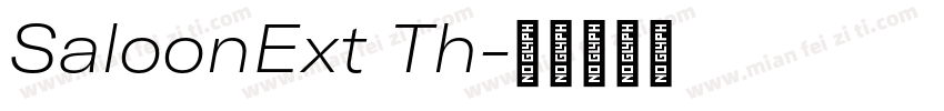 SaloonExt Th字体转换